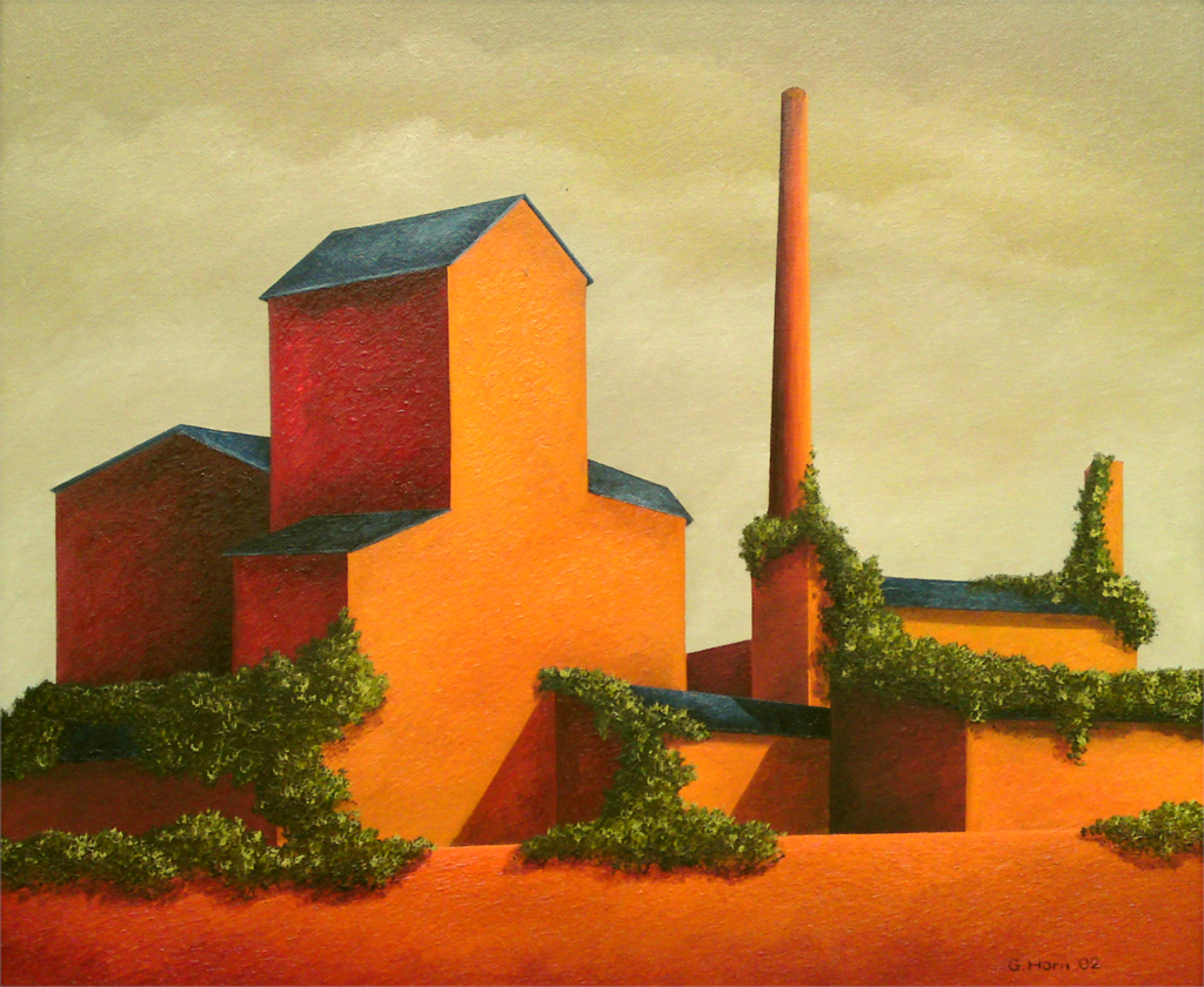 Abbildung von Rote Fabrik 2002 von Günter Horn